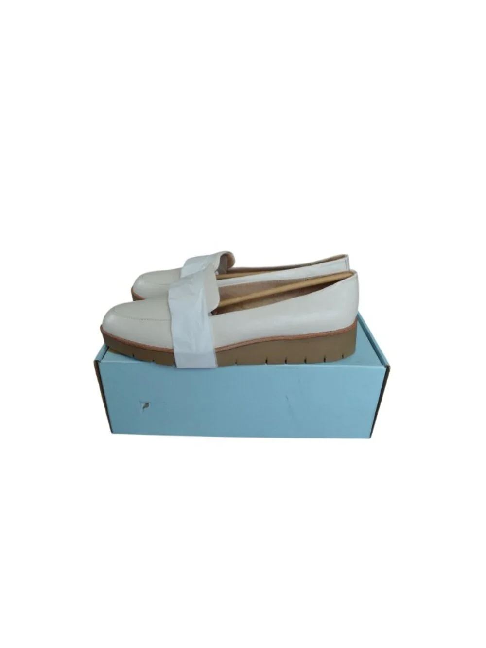 New LifeStride Women's Optimist Loafers Bone Size 11W Neutral Preppy Coquette